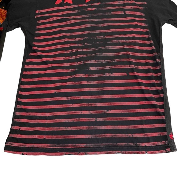 The Saints Sinphony Men’s Shirt Crosses Stars Stripes Studded Graphic Large - Picture 10 of 14